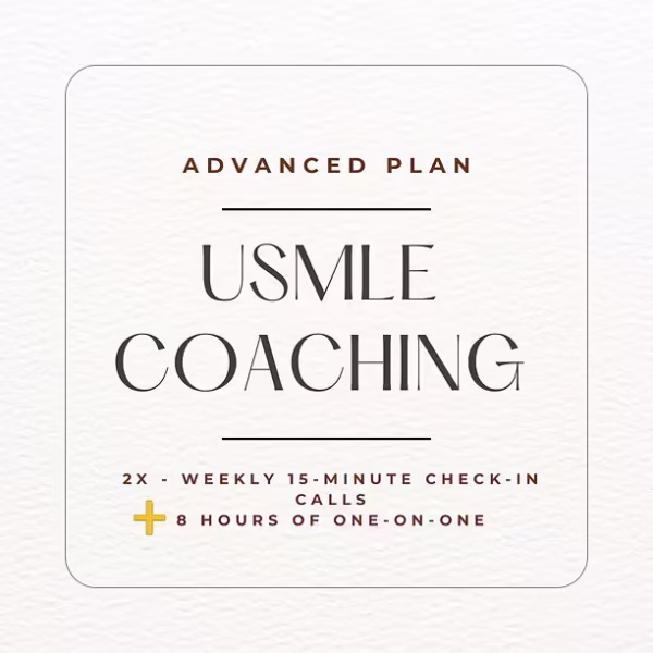 Advanced Plan | USMLE Coaching