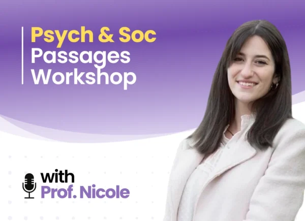 Psych & Soc Passages Workshop with Nicole